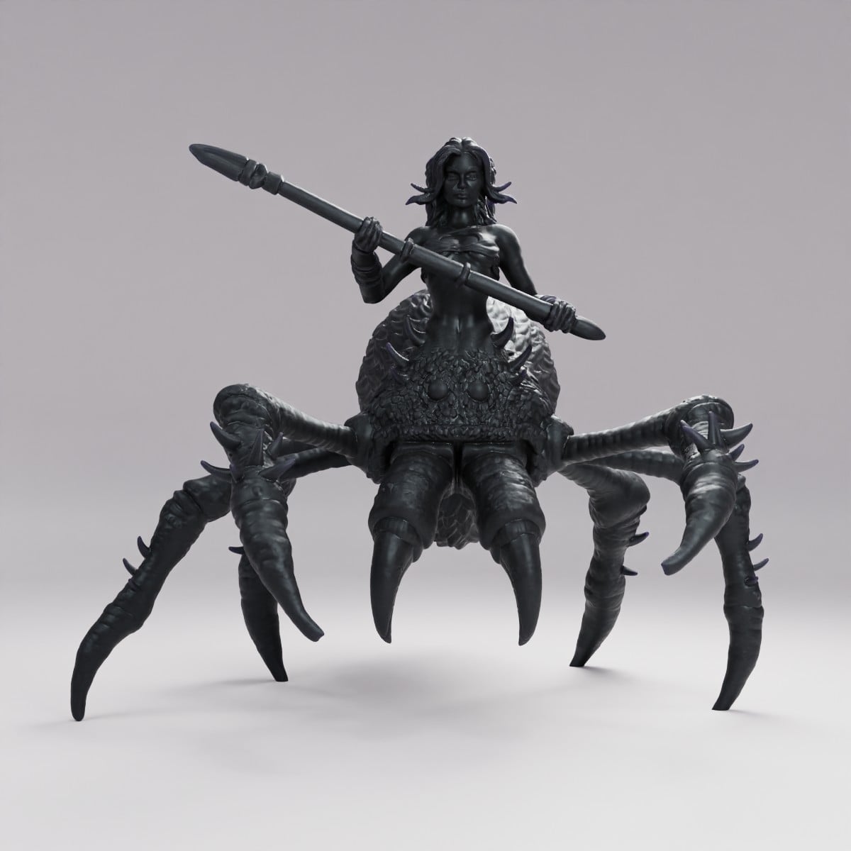 Hot Goblin. アラクネの槍乙女 - TTRPGミニチュア | Hot Goblin